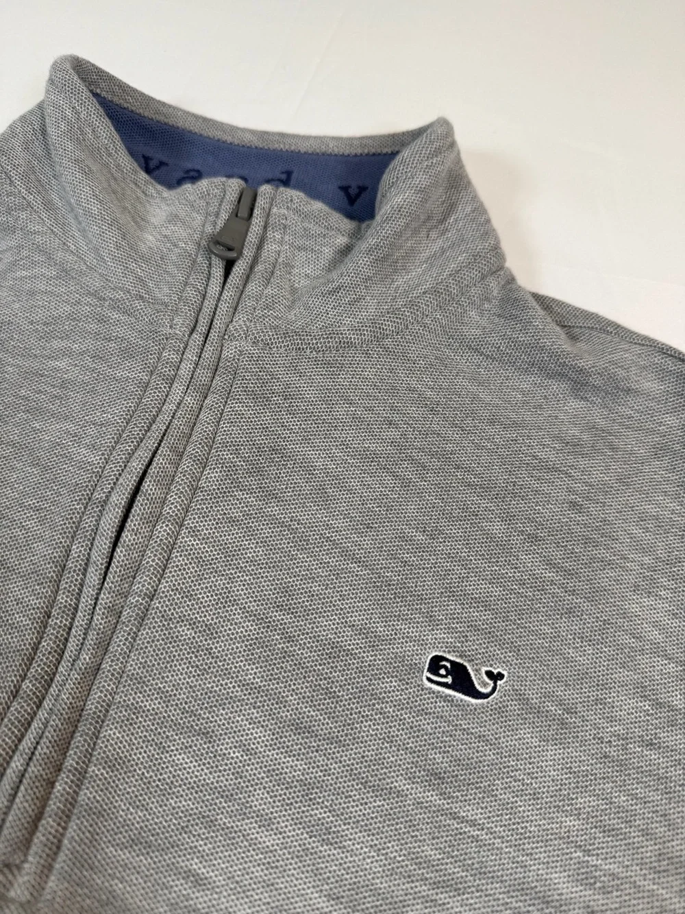 VINEYARD VINES Boys Pima Cotton Quarter Zip Pullover Size XL Classic Preppy Golf